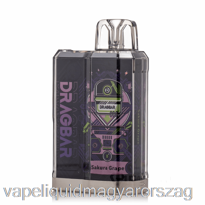 Dragbar B3500 Eldobható Sakura Szőlő Vape Folyadék